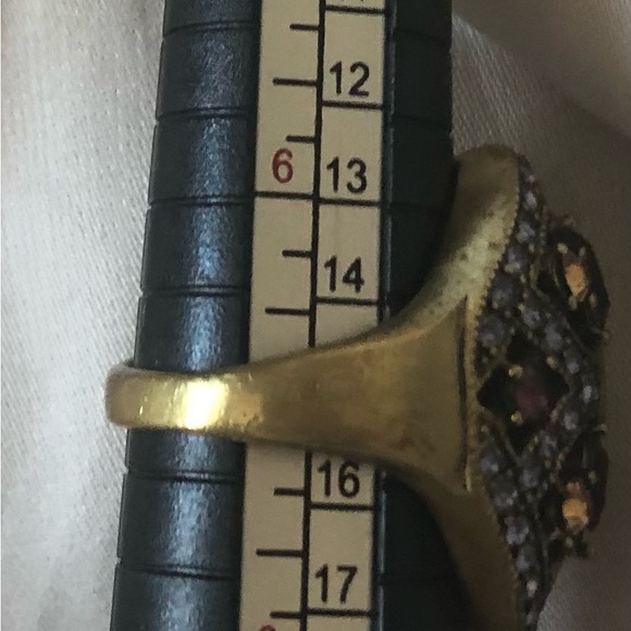 Beautiful Heidi Daus Multicolored Stones Approximately Sz 6.75 - 7 - Picture 3 of 4